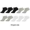 10 Pair Breathable Ankle Socks